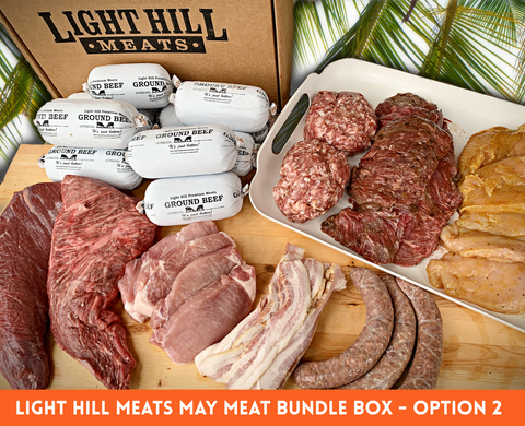 May Meat Bundle Box - Option 2 - Light Hill Meats - 2024