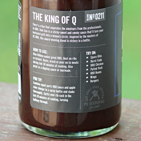 Blue Ribbon - Competition-Style BBQ Sauce