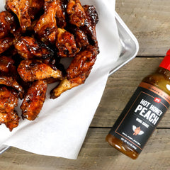 Hot Honey Peach Wing Sauce