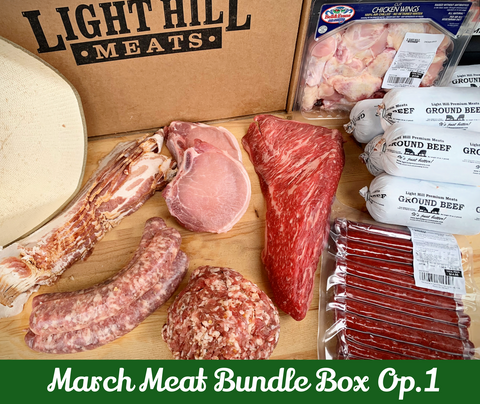 March Meat Bundle Box - Option 1 - Light Hill Meats - 2024