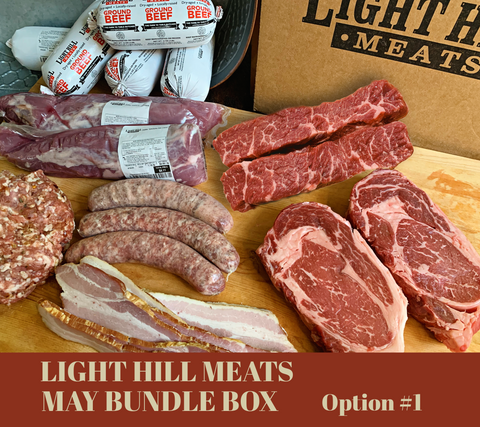 May Meat Bundle Box - Option 1 - Light Hill Meats - 2025