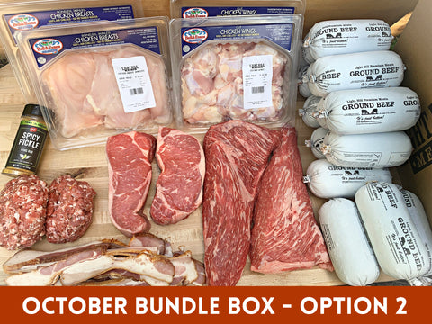 October Meat Bundle Box - Option 2 - Light Hill Meats