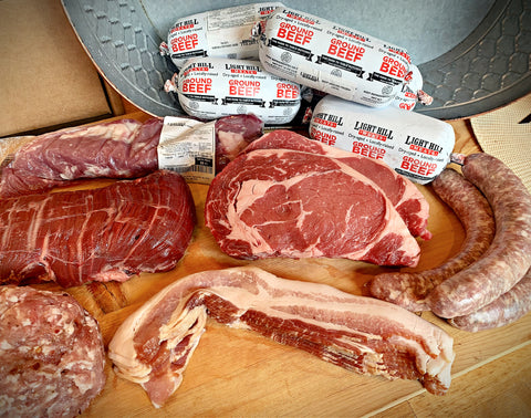 August Meat Bundle Box - Option 1 - Light Hill Meats - 2025