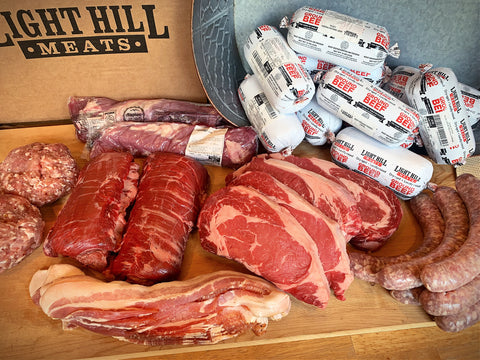 August Meat Bundle Box - Option 2 - Light Hill Meats - 2025