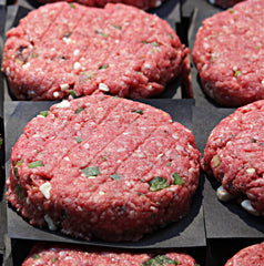 Jalapeno and Cheddar Ground Beef Burger Patties