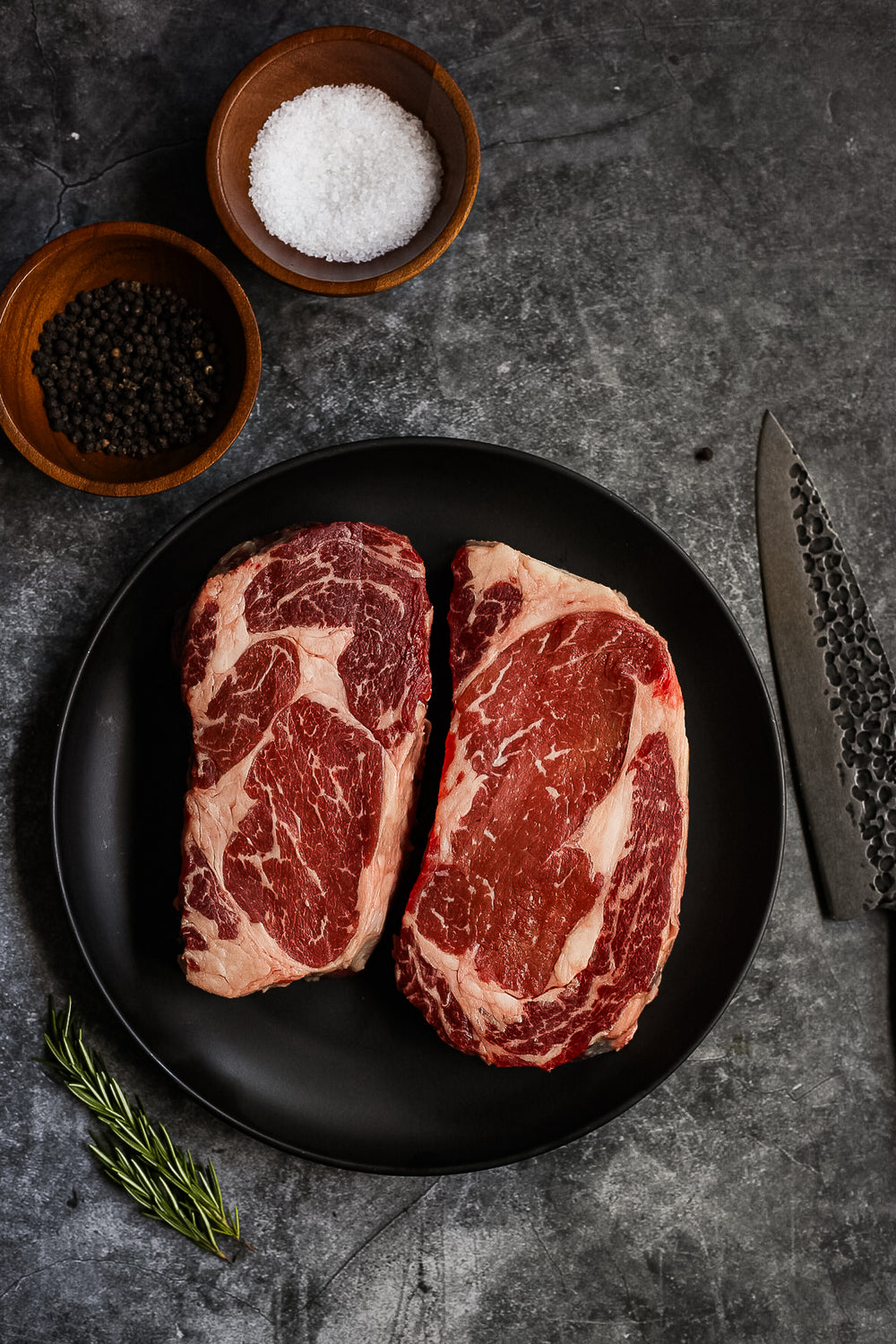 Marbled Light Hill Meats ribeye