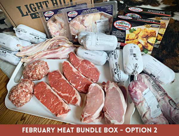 February Meat Bundle Box - Option 2 - Light Hill Meats
