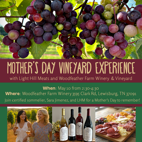 Event: Mother's Day Woodfeather Farm Winery & Vineyard Experience May 10, 2025