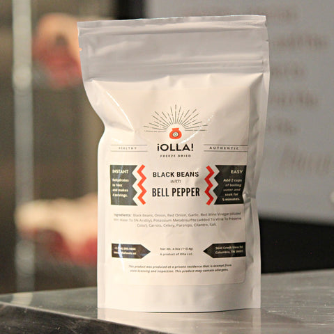 Olla Freeze Dried Black Beans With Bell Pepper