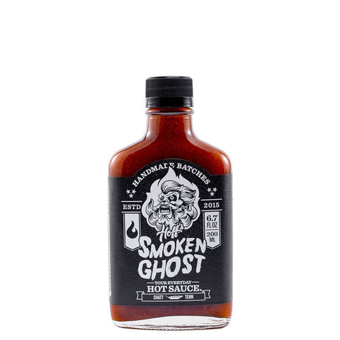 Hoff & Pepper - Smoken Ghost - Hoff's Chipotle Style Hot Sauce - 6.7oz Flask