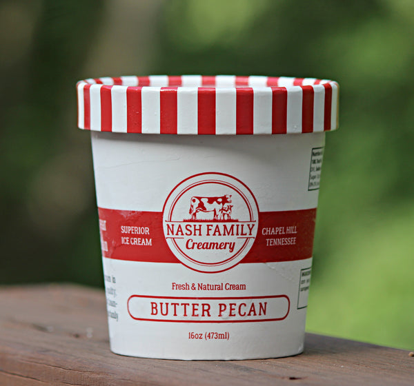 Butter Pecan Ice Cream - Nash Family Creamery