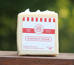 Sharp White Cheddar Cheese - Nash Family Creamery