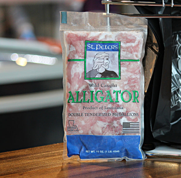 St. Peter's Wild-Caught Alligator Medallions