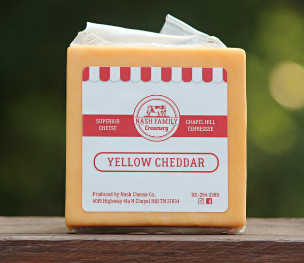 Mild Yellow Cheddar Cheese - Nash Family Creamery