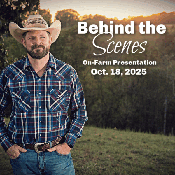 Behind the Scenes On-Farm Tour Oct 18