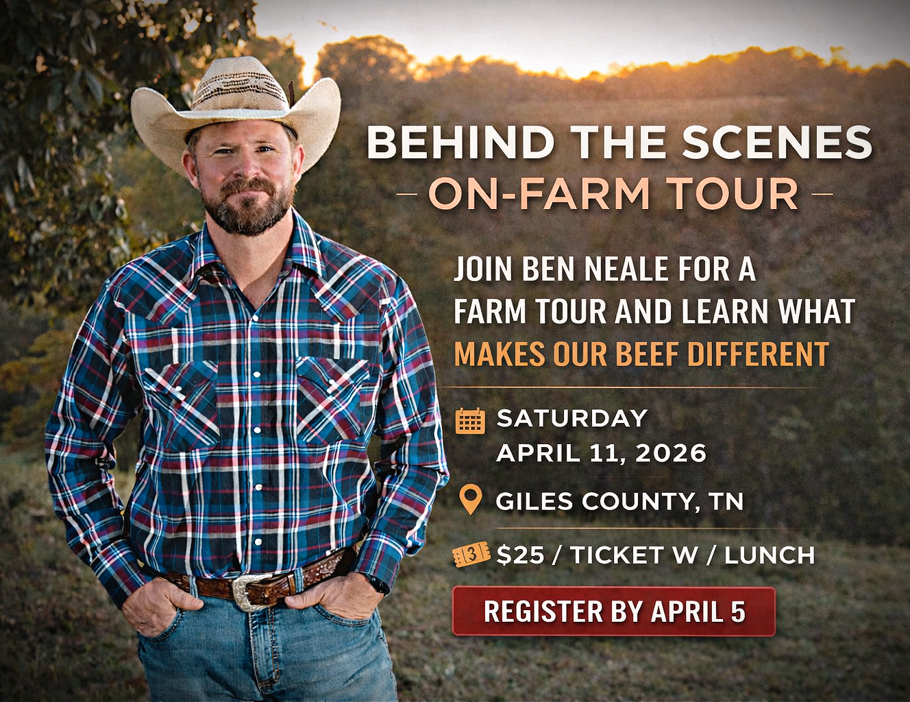 Behind the Scenes On-Farm Tour April 11